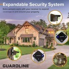 Guardline 500 Foot Long Range Outdoor Driveway Wireless Alarm  1 Sensor 