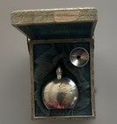 Vintage Sterling Silver 950 Japanese Perfume Bottle With Funnel   Box