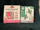 New Macrame Kits  2  Cactus Ornament   Carry All Beginners Easy Free Ship