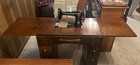 Vintage  Westinghouse Sewing Machine And Storage Table