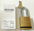 Lot Of 40 Schlage Ks43f2300 Brass Padlock 2  Shackle  c  Keyway Cylinder New