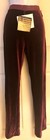 Gk Dance Jazz Ladies Large Wine Velvet Wine Twilight Waistband Pants Sz Al Nwt 