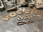 Set Of 3 Vintage Wardway 10  Detroit 10  Griswold No 2 Cast Iron Meat Grinders
