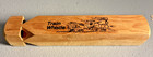 Wooden Train Whistle Vintage Carved Engine With Box Car Of Coal Tracks Steam