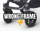 Uppababy Vista V1 Rear Wheels 2013   Earlier Read Description Before Buying