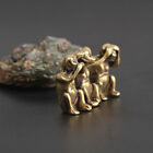 Chinese Antique Collectible Bronze Zodiac Three Not  Monkey Statue Pendants