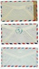 Three Honduras Airmail Envelopes  To United States  One Censored
