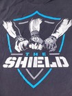 Wwe The Shield Fists Logo Roman Reigns Dean Ambrose Seth Rollins T Shirt L Large