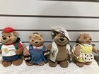 Vintage Toy Box Creations The Barry s Lot 4 Flocked Bears-mom dad son  Daughter