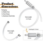 Brake Bleeder Hose one Men Motorcycle Brake Bleeder Kit For Maintenance  