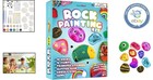 Creative Rock Painting Kit - Arts   Crafts For Kids Ages 6-12 With 10 Rocks