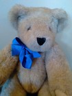Vintage 1992 Vermont Teddy Bear Light Brown Jointed 16  Plush Stuffed Animal
