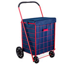 Olding Grocery Basket Cart Shopping Wheel Large Utility Laundry 18  X 15  X 24 