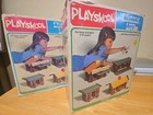 Lot Of 2 Playskool  887 Lincoln Logs Grand Hotel Stagecoach Vintage 1978 Boxes