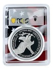 2026 W 1oz Silver Eagle Proof Liberty Bell 250th Anniv  Pcgs Pr70 Flag Frame