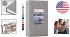 Luxurious Grey Fabric Photo Album - Perfect For Special Occasions   Keepsakes