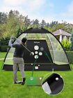 Golf Net 10x7ft All In 1 Golf Practice Net Set With Pro Chipping Golf Hitting Ai