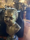 Pair  Of Antique French Patinated Bronze  Figuriines  Statues  19 Century