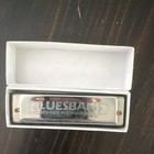 Hohner Bluesband 1501-a Diatonic Harmonica Key Of A Chrome Plated W  Case
