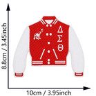 Delta Sigma Theta - Dst Sorority - Jacket - Red Embroidered Iron-on sew Patch