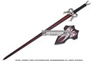 44  Dragons Breath Fire Medieval Fantasy Sword With Display Plaque   Two Daggers