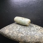 Ancient Pre Columbian Jade Tube Pendant Combine Shipping  599