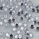 Batch 1000pcs Exquisite Round Shaped White Loose Cubic Zirconia For Jewelry