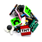 Minecraft Shoe Charms  14pcs  Video Game computer Game Themed Gift Pack Set Lot