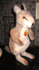 Vintage Steiff Kangaroo Linda Stuffed Animal Button And Tag Made In Germany