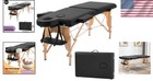 Portable Massage Bed 23 In Wide Adjustable Height Fold Spa Table Facial