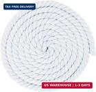Natural Twisted Cotton Rope - Soft But Strong - Assorted Colors - 1 2 Inch Diame