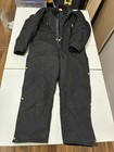 Vintage Carhartt Arctic Extreme Coveralls 38 Short Black Quilt Lined Usa Work