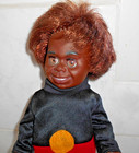 Vintage Matti Black Aboriginal Rubber Doll Eyes Close   Shut  Ht 13 Inch Or 33