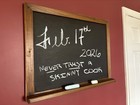Vintage Slate Chalkboard  