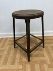 Vintage Industrial Stool Bar Metal Steel Shop Chair Mid Century Kitchen Counter