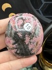 Natural Rhodonite Classic Colors Palmstone Chunky With Weight Free Shipping