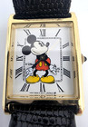 Vintage Disney Mickey Mouse Lorus Womens Tank Watch V515-5928 New Battery W box