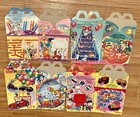 Vintage 1994 Mcdonald s Happy Birthday Happy Meal Boxes Complete Set Of 4 New