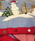 Pottery Barn Kids Winter Wonderland Baby Crib Quilt Multi Textured 36    X 50   