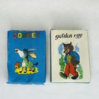 Vintage Mini Card Games Lot Of 2 Donkey   Golden Egg Made In Hong Kong