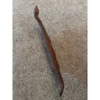 Vintage Signed 30    Aboriginal Wood Folk Art Lizard Australia Excellent