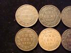 Canada Canadian Large Cent Victoria Coins Lot Of 10