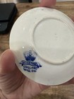 Vintage Allerton   s  Blue Willow Porcelain Butter Pat  3 