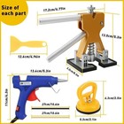 32pcs Dent Paintless Car Repair Puller Kit Remover Lifter Dint Hail Damage Tool