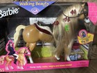 Vintage 1998 Barbie Walking Beauty Horse Really Walks Kb Toys Barbie Riding
