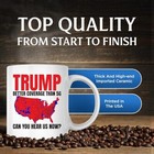 Trump Better Coverage Than 5g Can You Hear Us Now Coffee Mug - Funny Donald T   