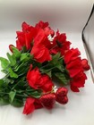 Artificial Flowers Silk Bouquet Fake Red Valentine Wedding Home Party Decor