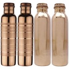 100  Pure Handmade Copper Water Bottle Leak Proof Yoga Ayurveda Benefits 1000 Ml