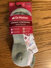 Dr Motion Womens  3 Pr  Wildflower Everyday Compression Ankle Socks Nwt