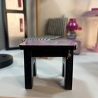 Kidkraft Wooden Doll Furniture Lot Of 12 Chairs  Tables  Toilet  Tv  Lamps  Sink